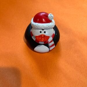 Festive Penguin Rubber Duck